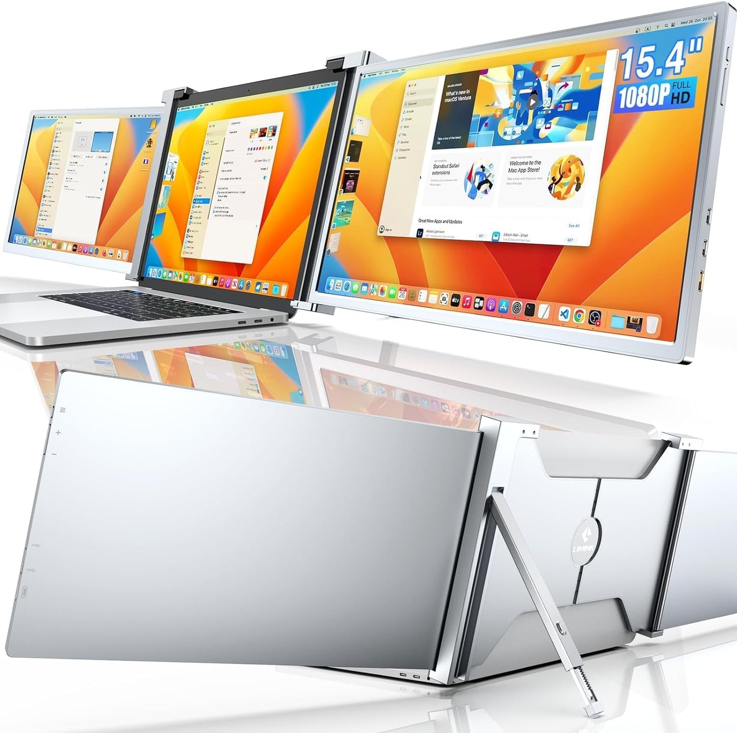 Triple écran pour ordinateur portable